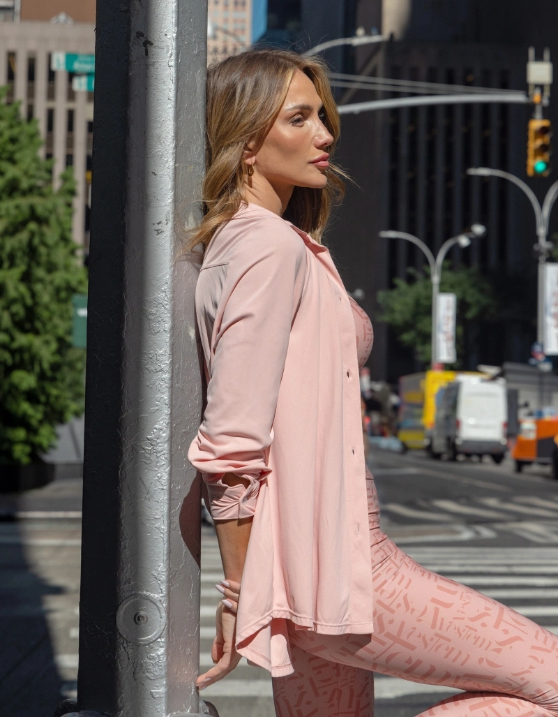 Vestem - Flow Pink Romance Shirt - CMS01.NY.C0243