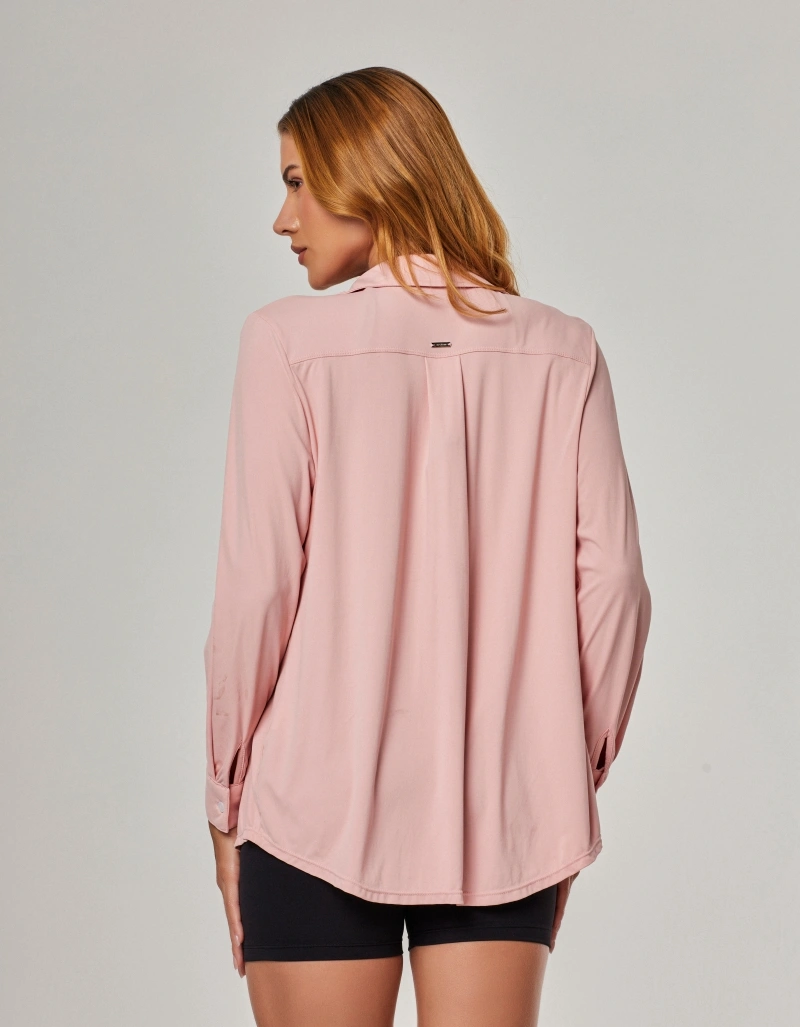 Vestem - Flow Pink Romance Shirt - CMS01.NY.C0243