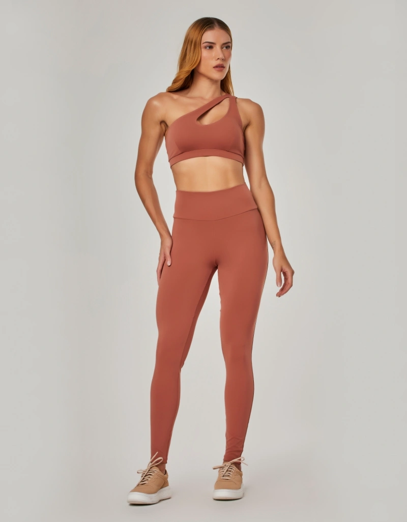 Vestem - Shape Up Leggings with Pockets, Brown Bronze Origin - FS1596.NY.C0284