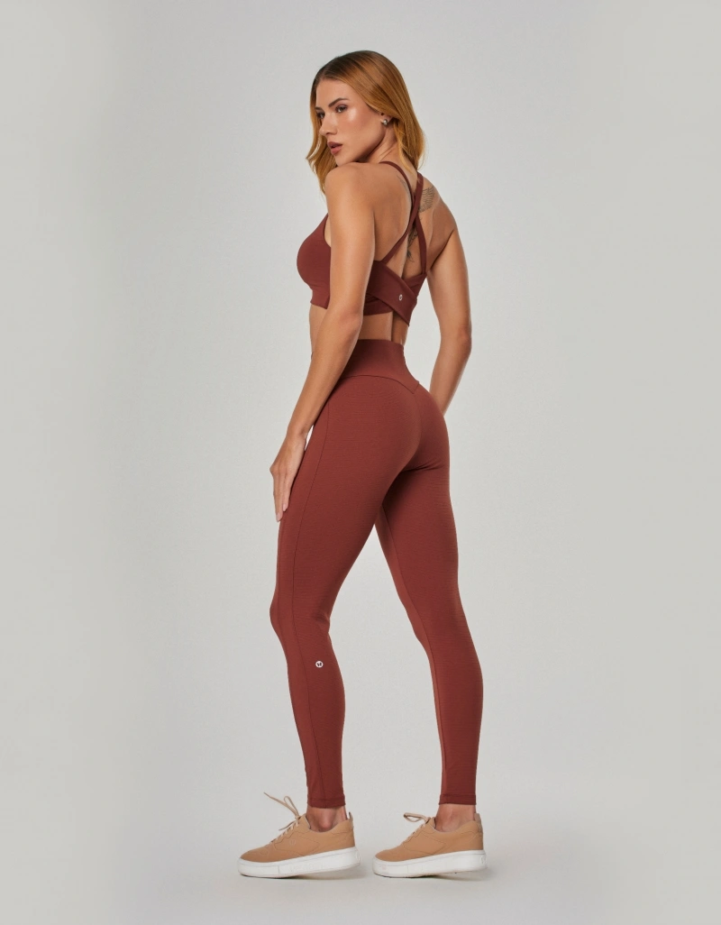 Vestem - Brown Cross Leggings - FS1630.NY.C0729
