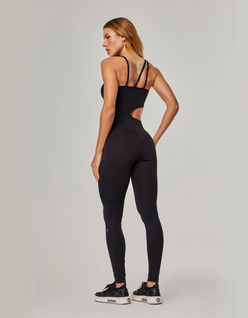 Vestem - Sunny Black Cut-Out Jumpsuit - MAC295.NY.C0002