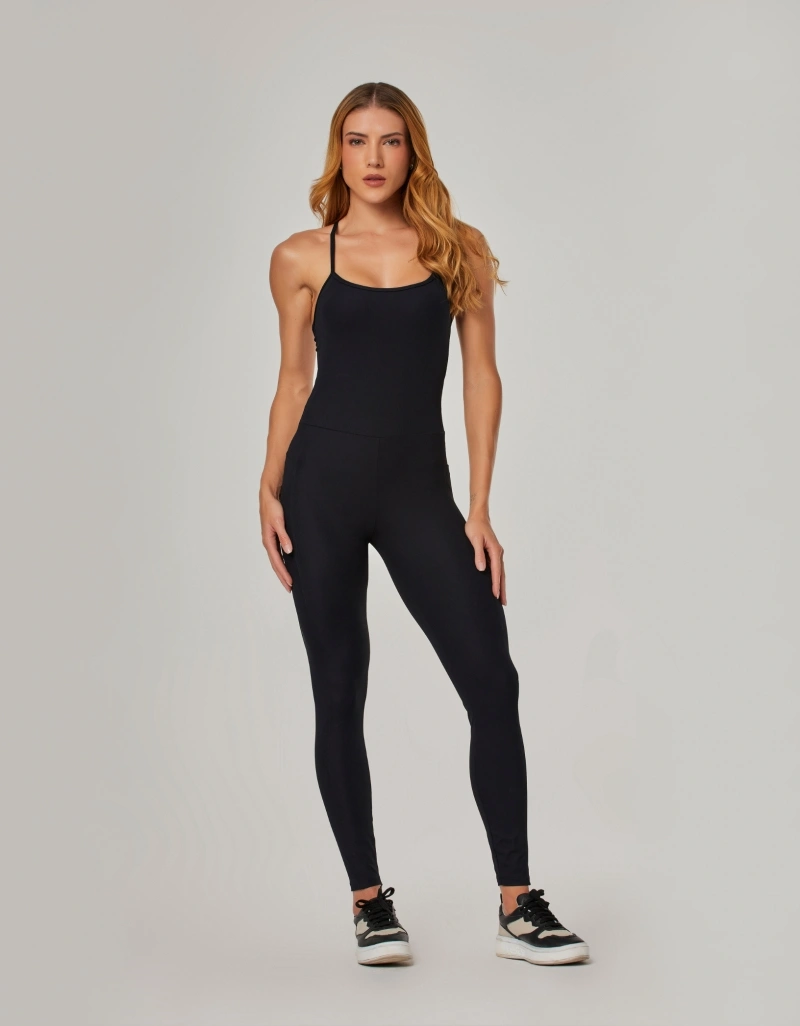 Vestem - Balance Black Jumpsuit with Pockets - MAC306.NY.C0002