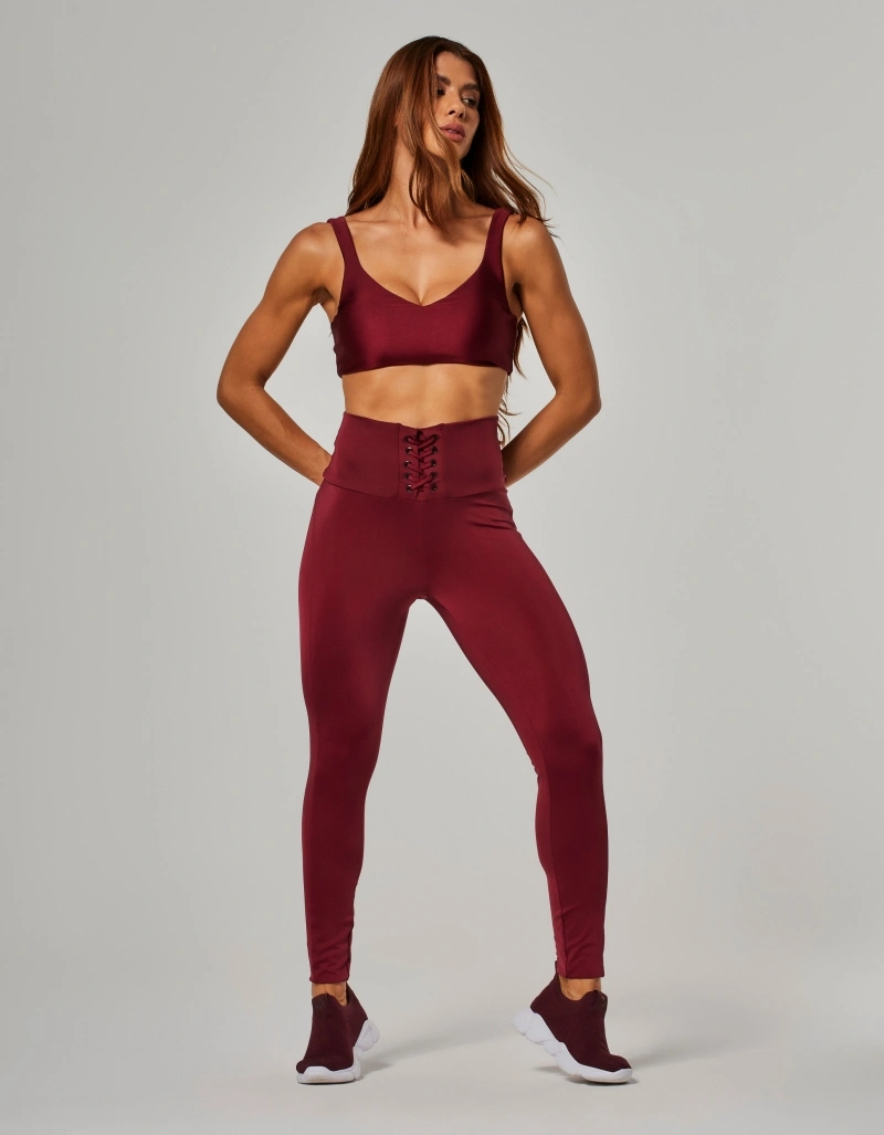 Vestem - Top Cropped Media Sustentação Keyla Vermelho Merlot - TOP1296.NY.C0563