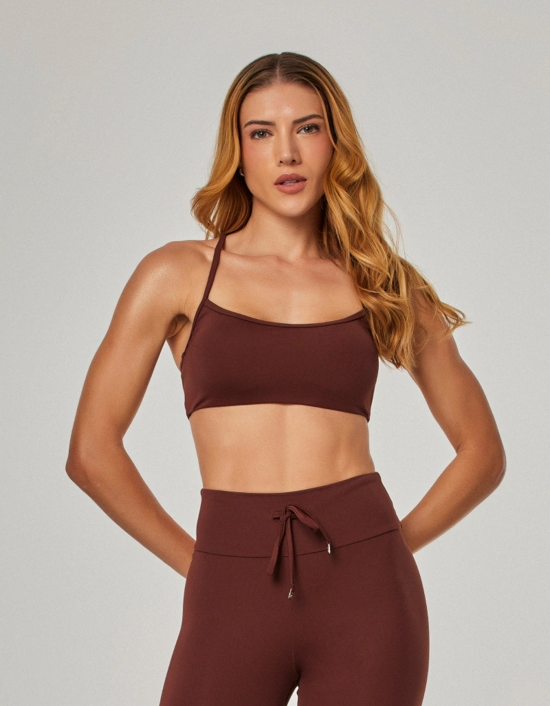 Vestem - Top Medium Support Icon Brown Leather - TOP1305.NY.C0711