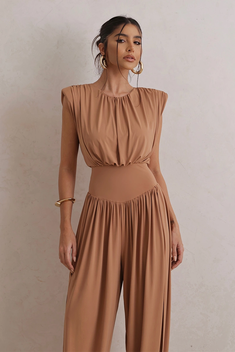 Dot Clothing - Jumpsuit Dot Clothing Kiara Aladin Beige - 2793BEGE