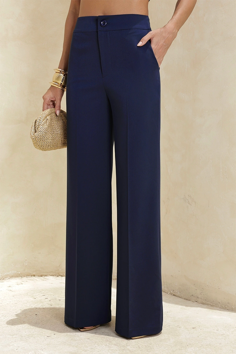 Dot Clothing - Set Dot Clothing Carina Shirt TQC and Pants Navy Blue - 2932AZUL