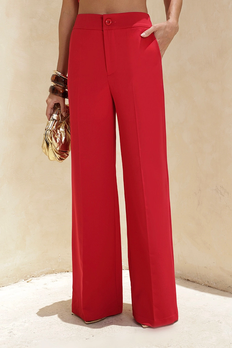 Dot Clothing - Set Dot Clothing Carina Shirt TQC and Pants Red - 2932VERM