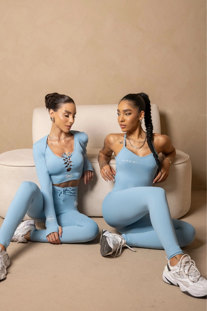 Hipkini - Baby Blue Fitness and Wellness Blouse - 33331610