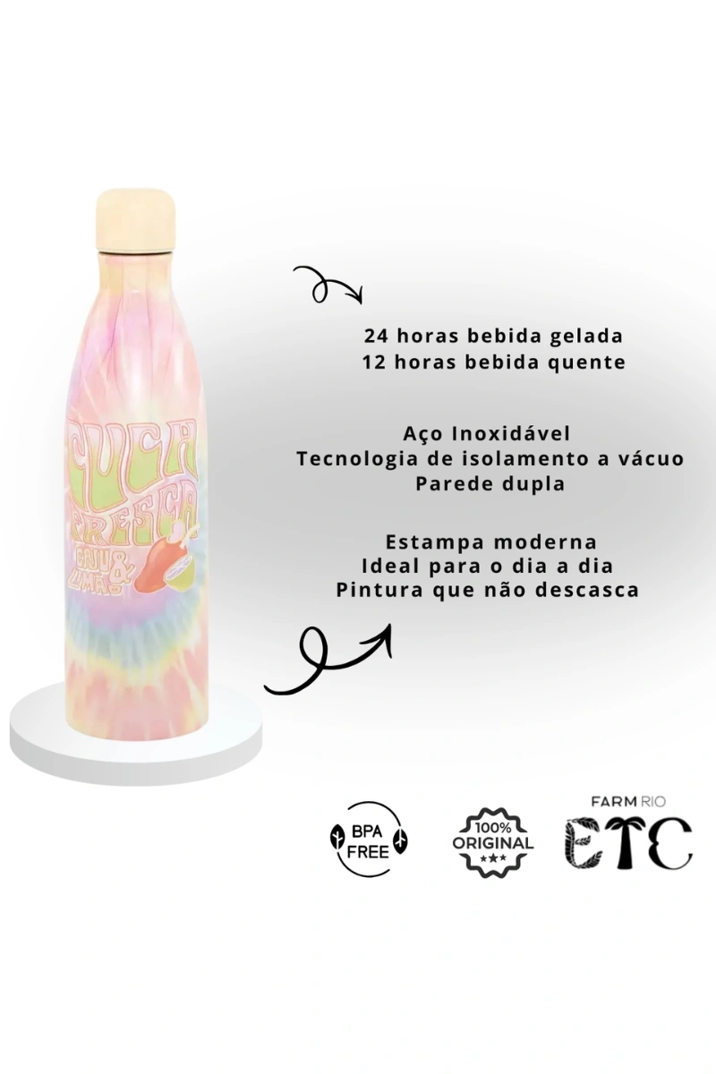FARM - FARM CUCA FRESCA 750ML THERMAL BOTTLE - 78328275