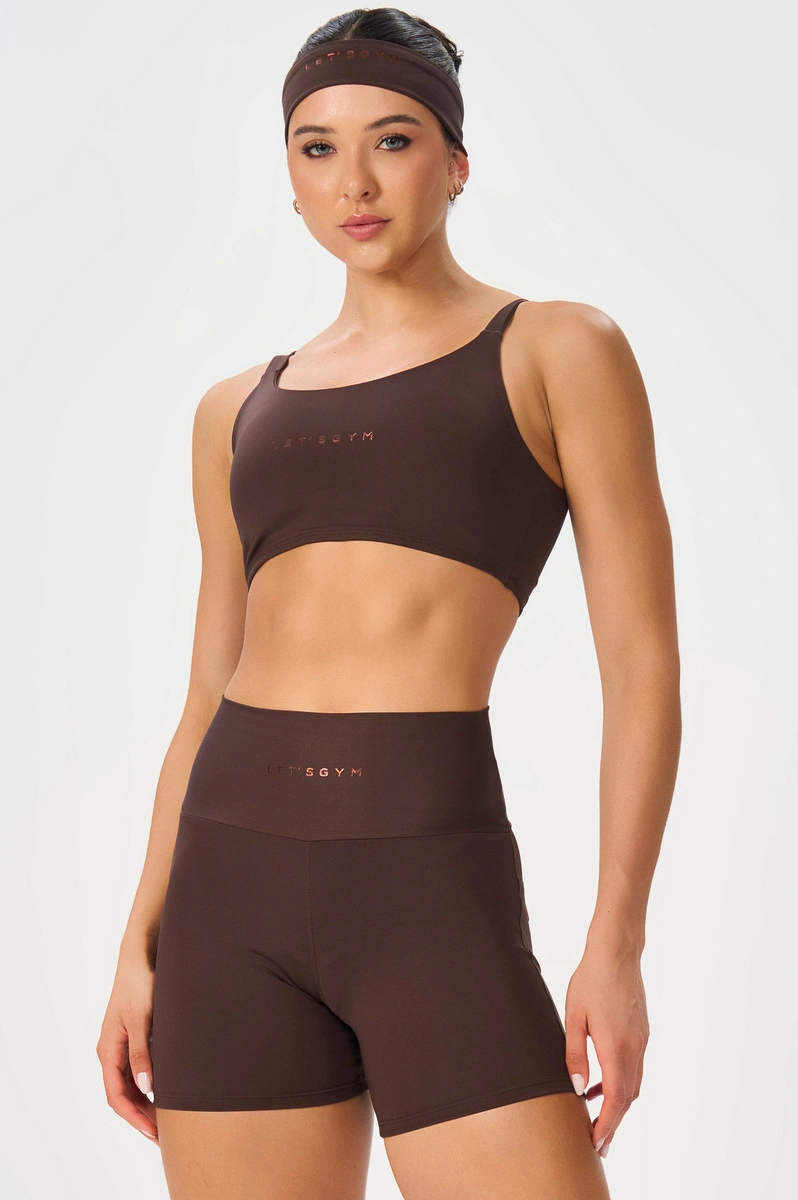 Lets Gym - Top Basic Colors Coffee - 2906CF