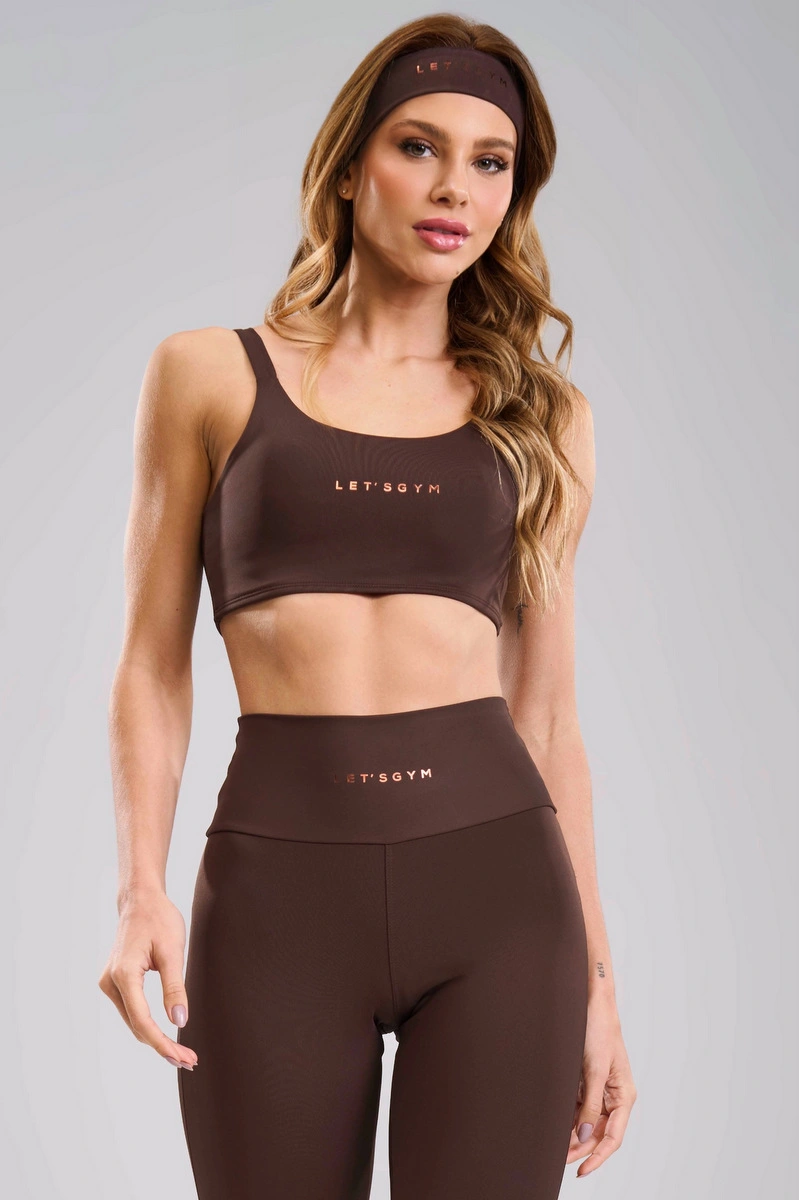 Lets Gym - Top Basic Colors Coffee - 2906CF