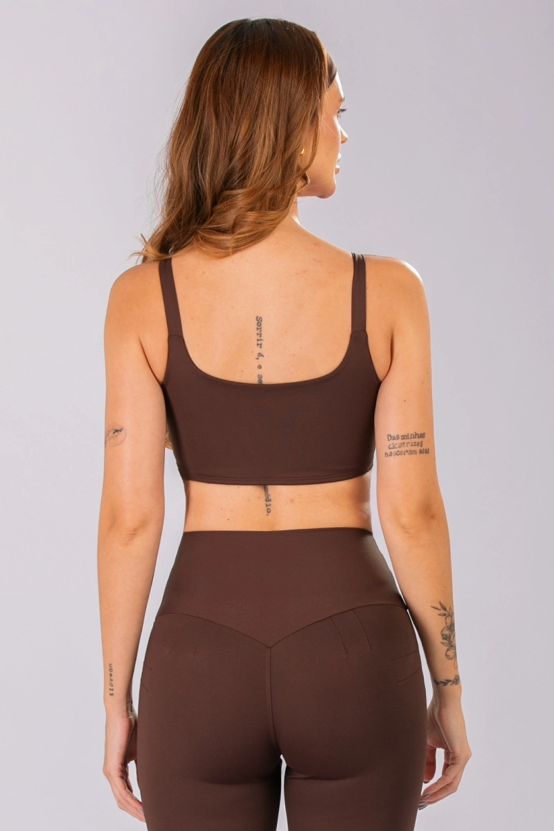 Lets Gym - Top Basic Colors Coffee - 2906CF