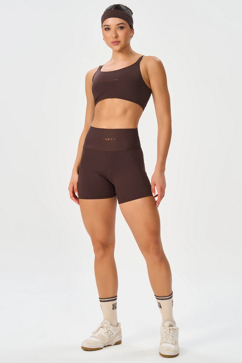 Lets Gym - Top Basic Colors Coffee - 2906CF