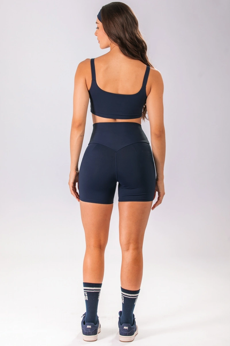 Lets Gym - Short Basic Colors Navy Blue - 2909NB