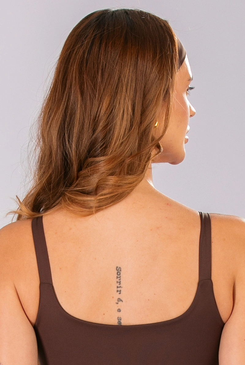 Lets Gym - Faixa De Cabelo Basic Colors Coffee - 2911CF