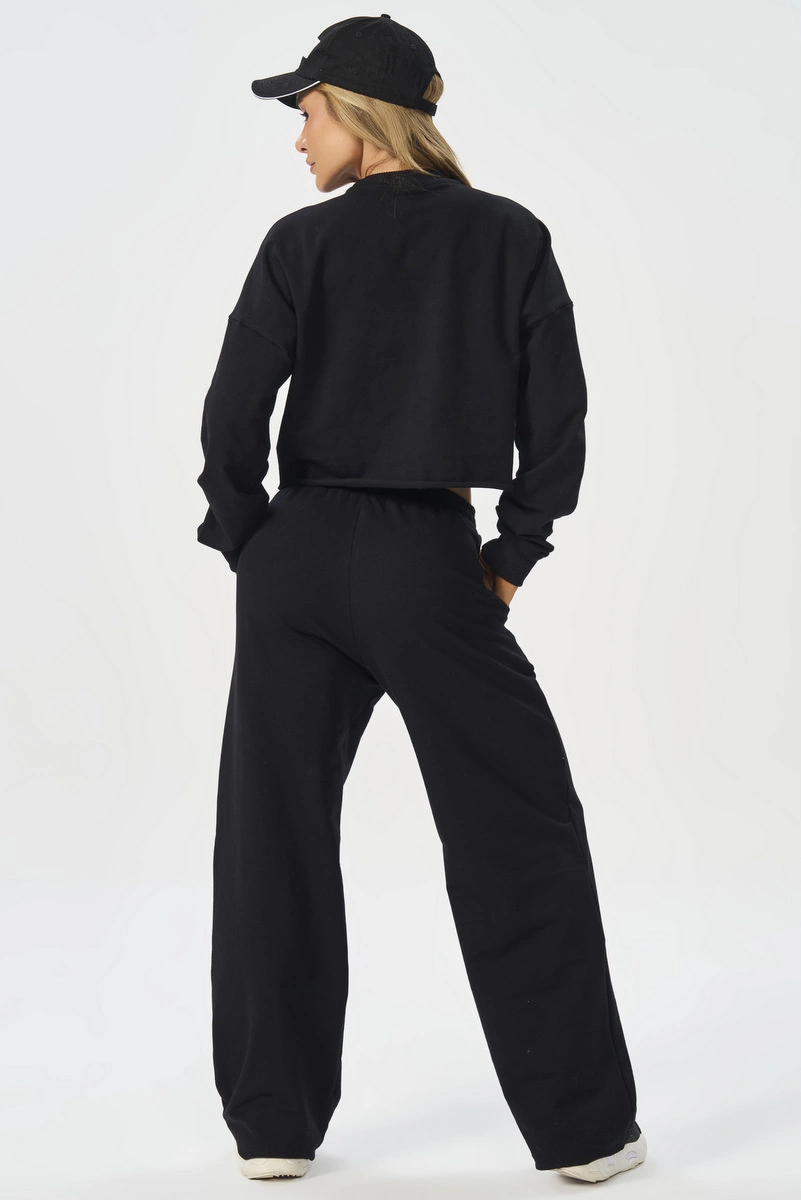 Lets Gym - Urban Layers Black Blouse - 2917PT