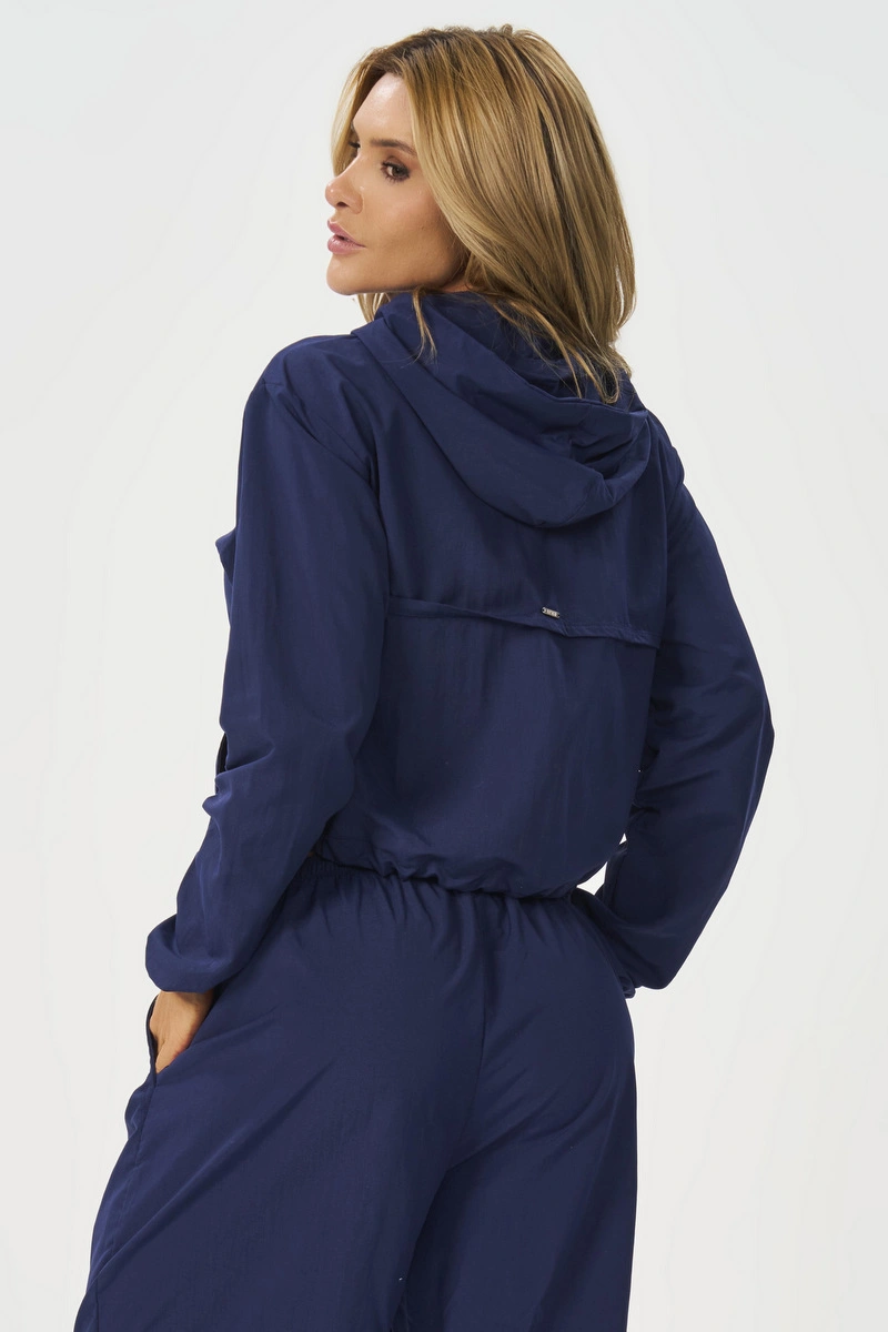 Lets Gym - Navy Blue Athleisure Jacket - 2923NB