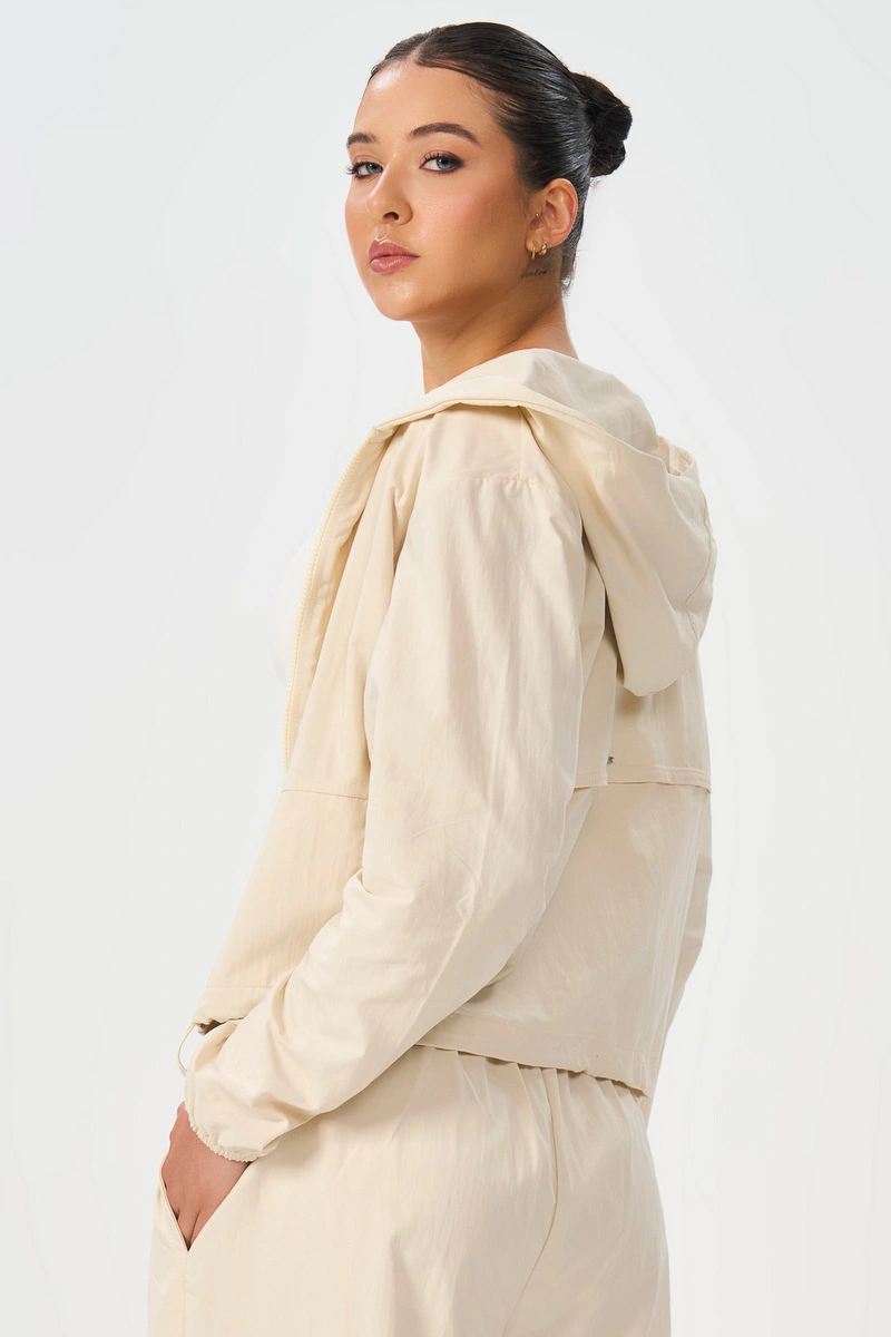 Lets Gym - Off-White Athleisure Jacket - 2923OFW