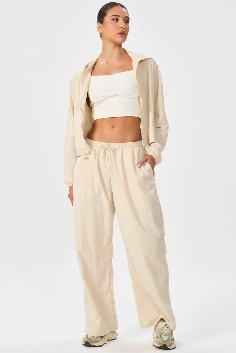 Lets Gym - Off-White Athleisure Jacket - 2923OFW