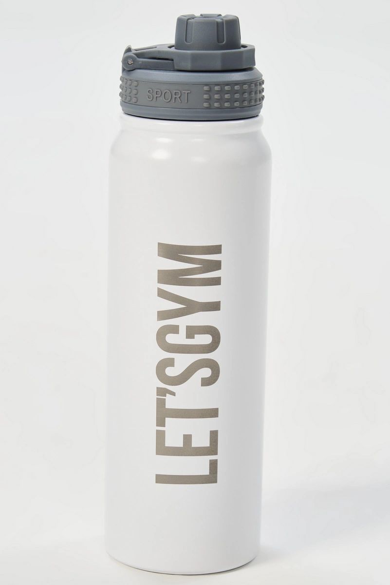 Lets Gym - Garrafa Letsgym Branca - 3051BR