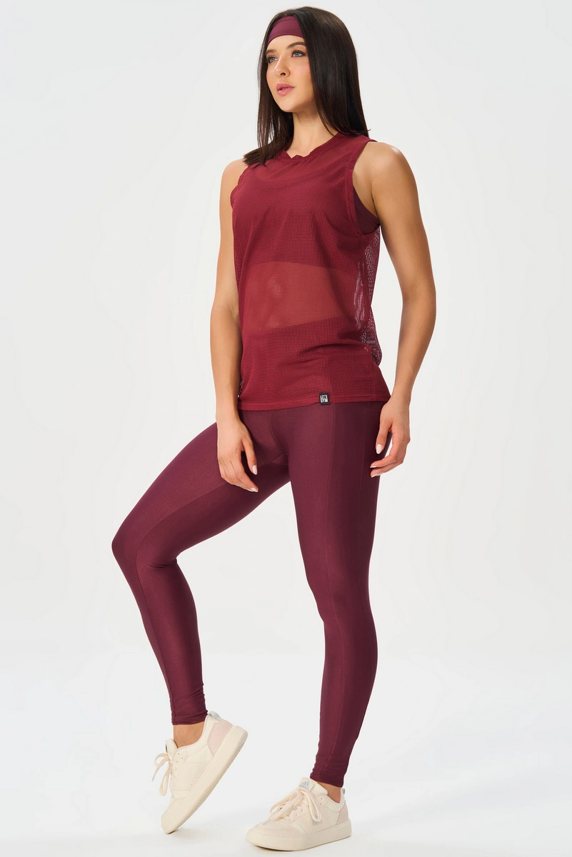 Lets Gym - Regata Screen Burgundy - 3168BG