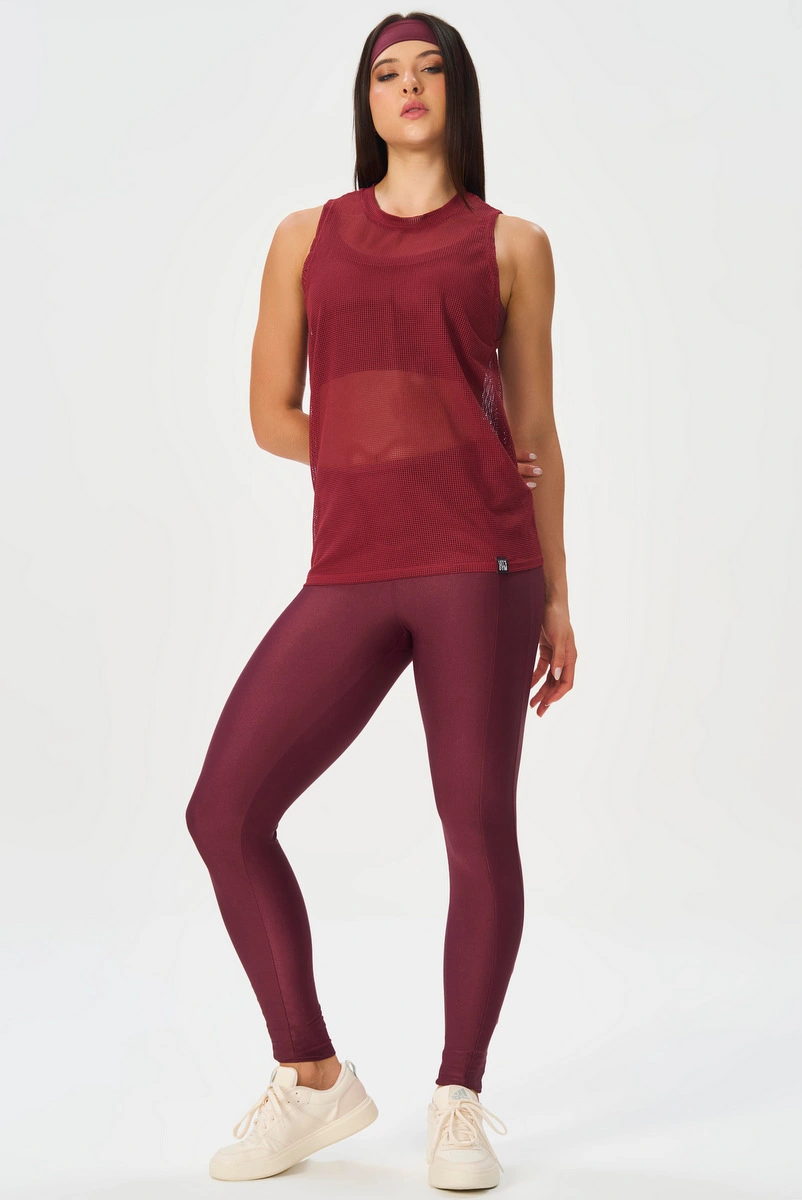 Lets Gym - Regata Screen Burgundy - 3168BG