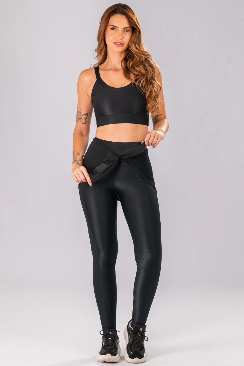Lets Gym - Tapa Bumbum Preto - 3203PT