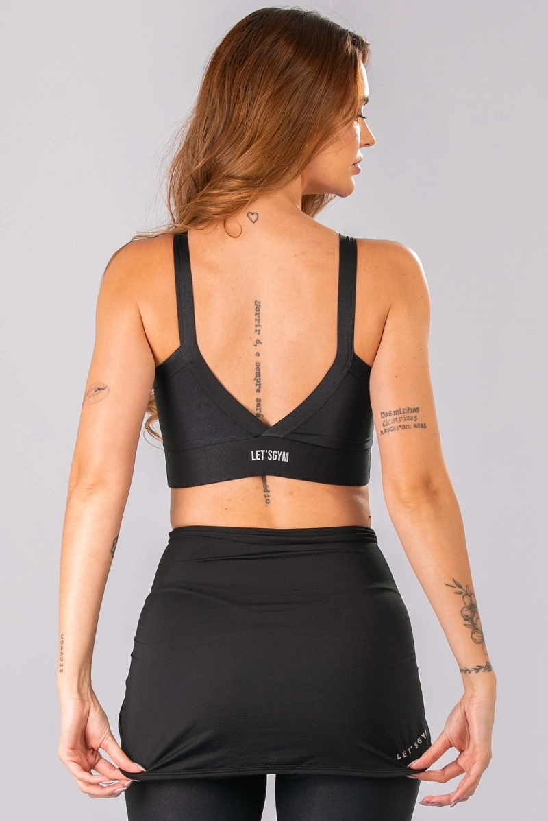 Lets Gym - Tapa Bumbum Preto - 3203PT