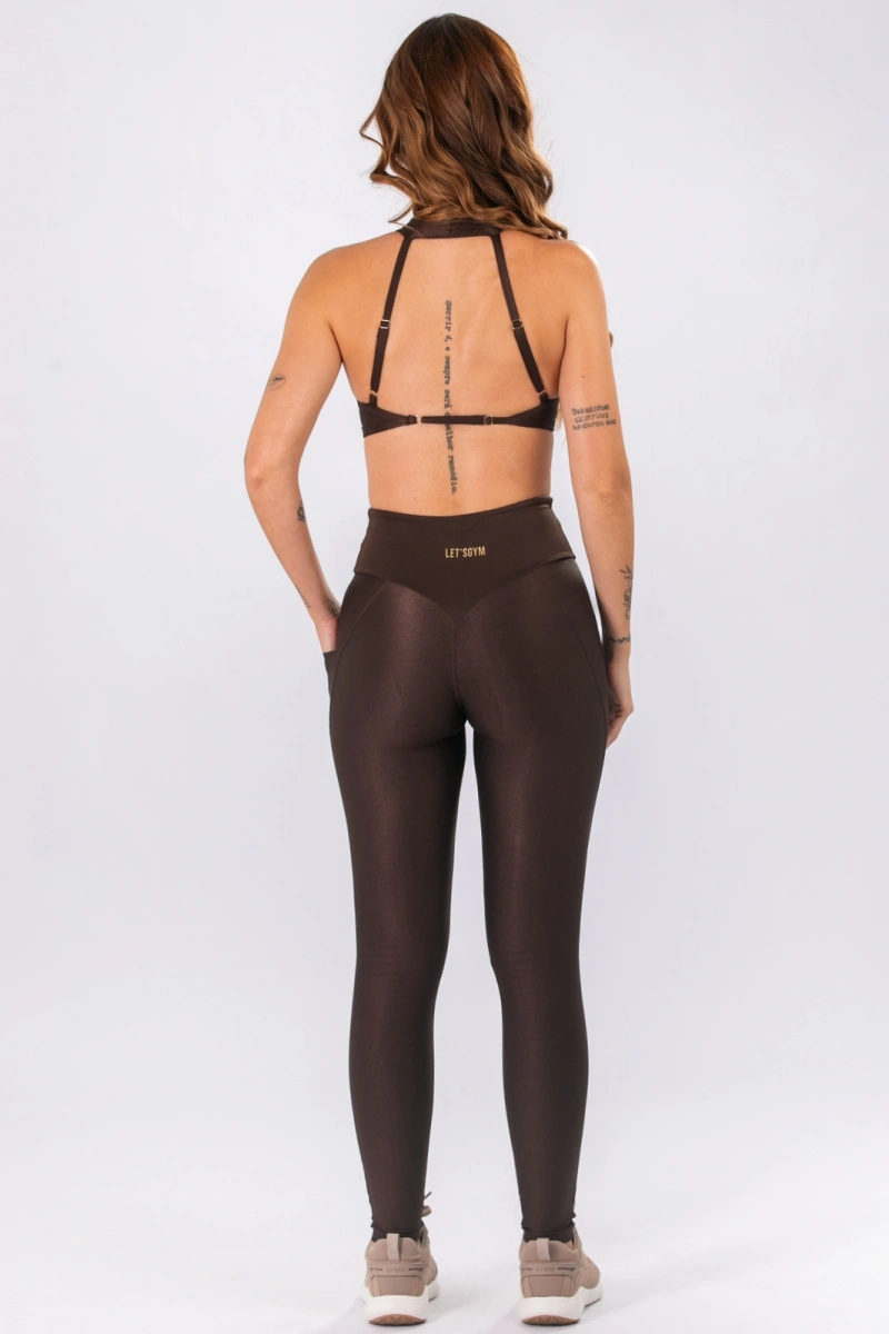 Lets Gym - Top Bright Form Coffee - 3207CF