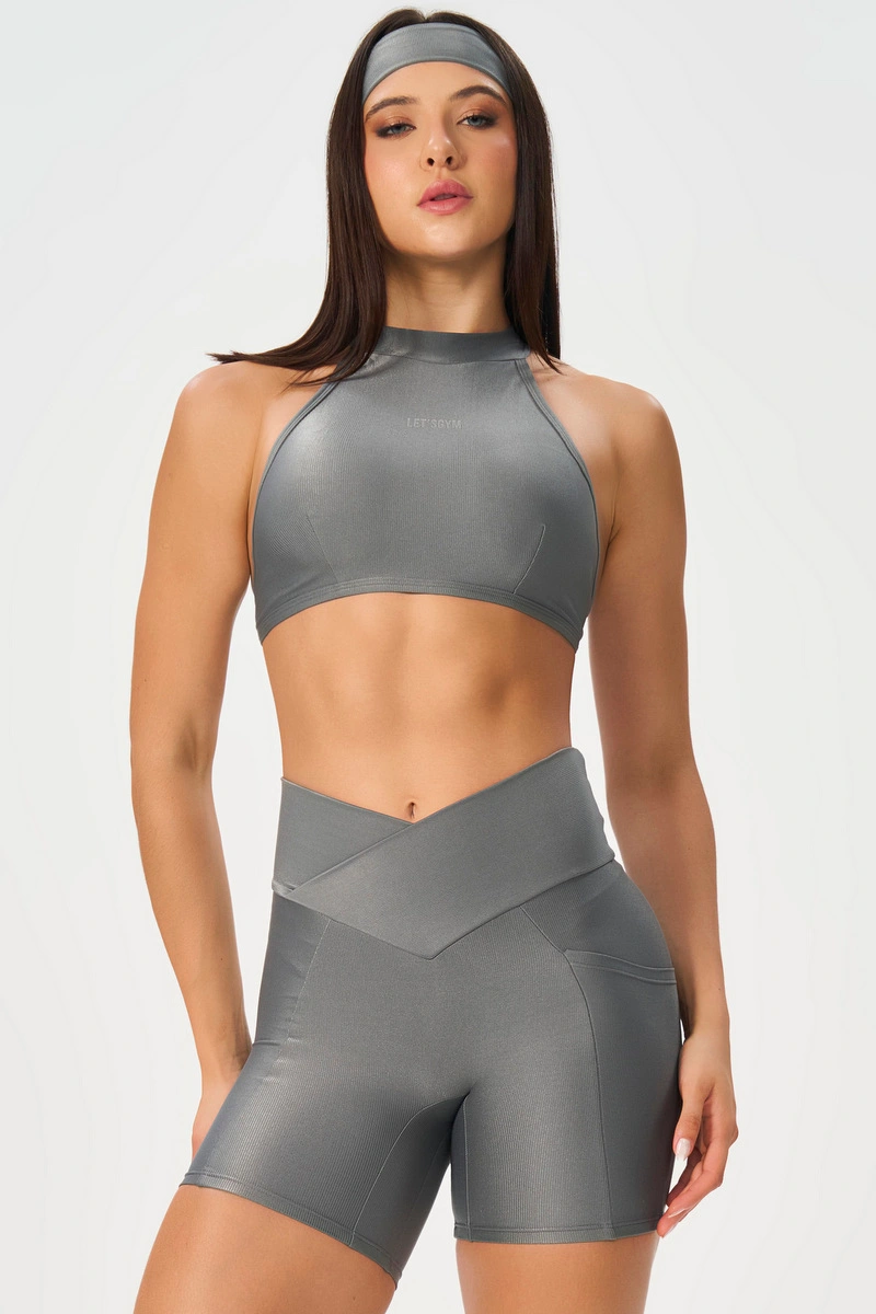 Lets Gym - Top Bright Form Grey - 3207GR