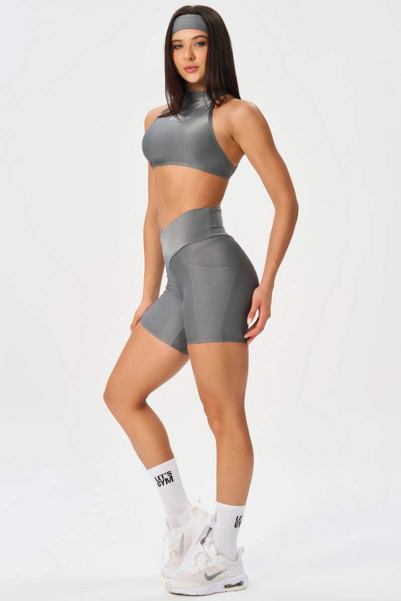 Lets Gym - Short Bright Form Grey - 3209GR