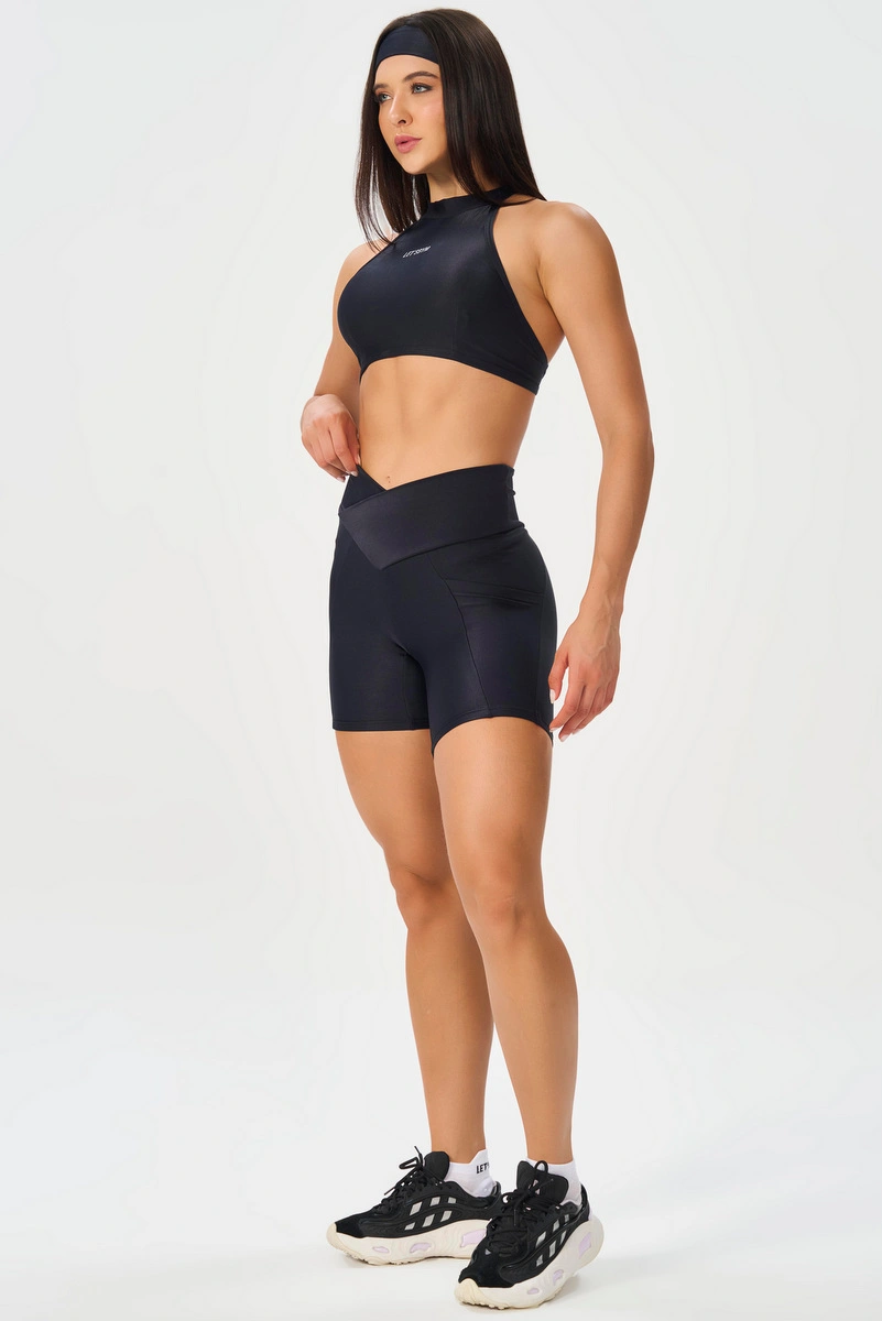 Lets Gym - Short Bright Form Preto - 3209PT