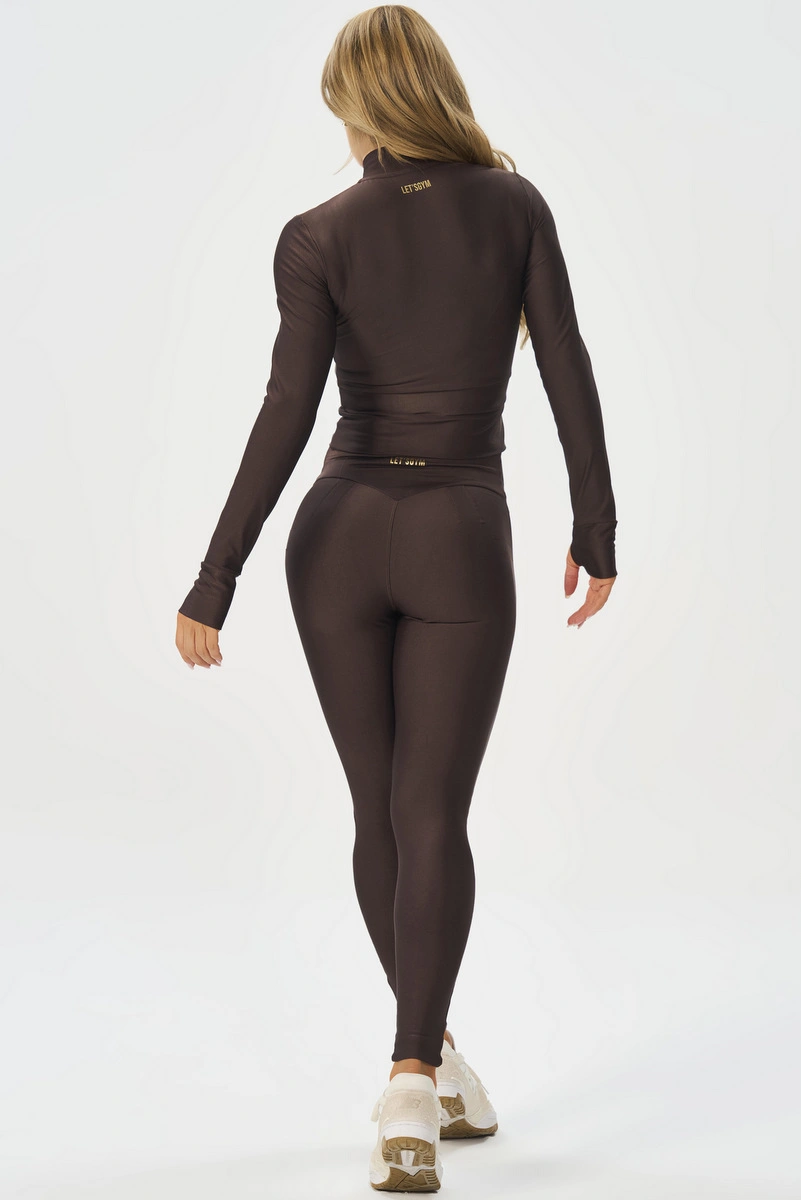 Lets Gym - Jacket Bright Form Coffee - 3210CF