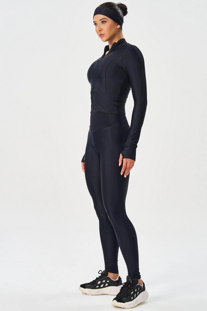 Lets Gym - Bright Form Black Jacket - 3210PT