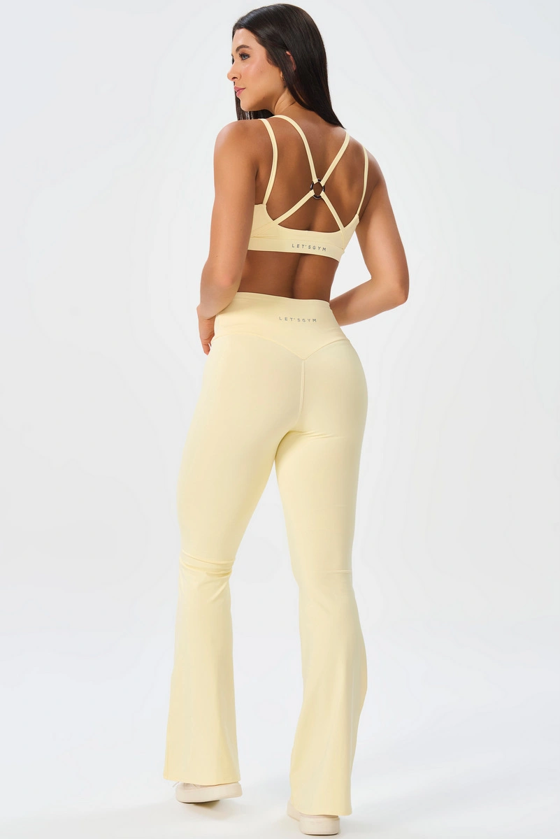 Lets Gym - Top Matte Form Butter Yellow - 3228AMT