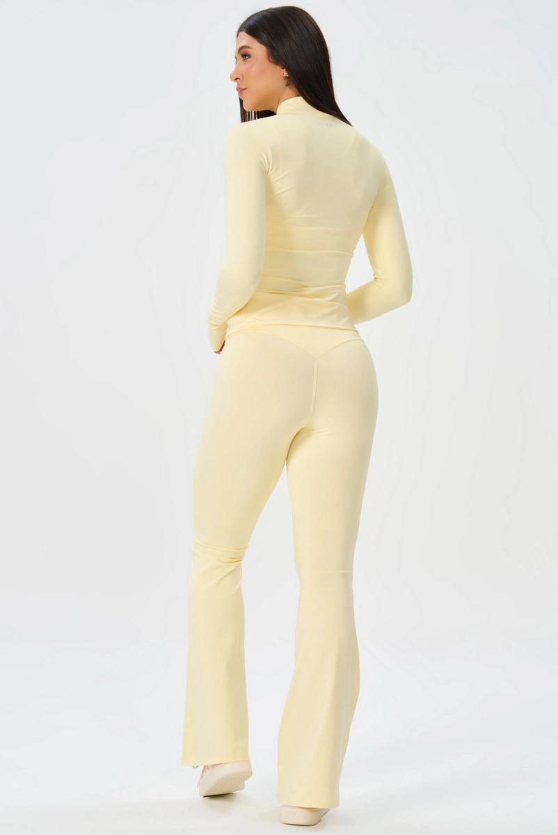 Lets Gym - Butter Yellow Matte Jacket - 3238AMT