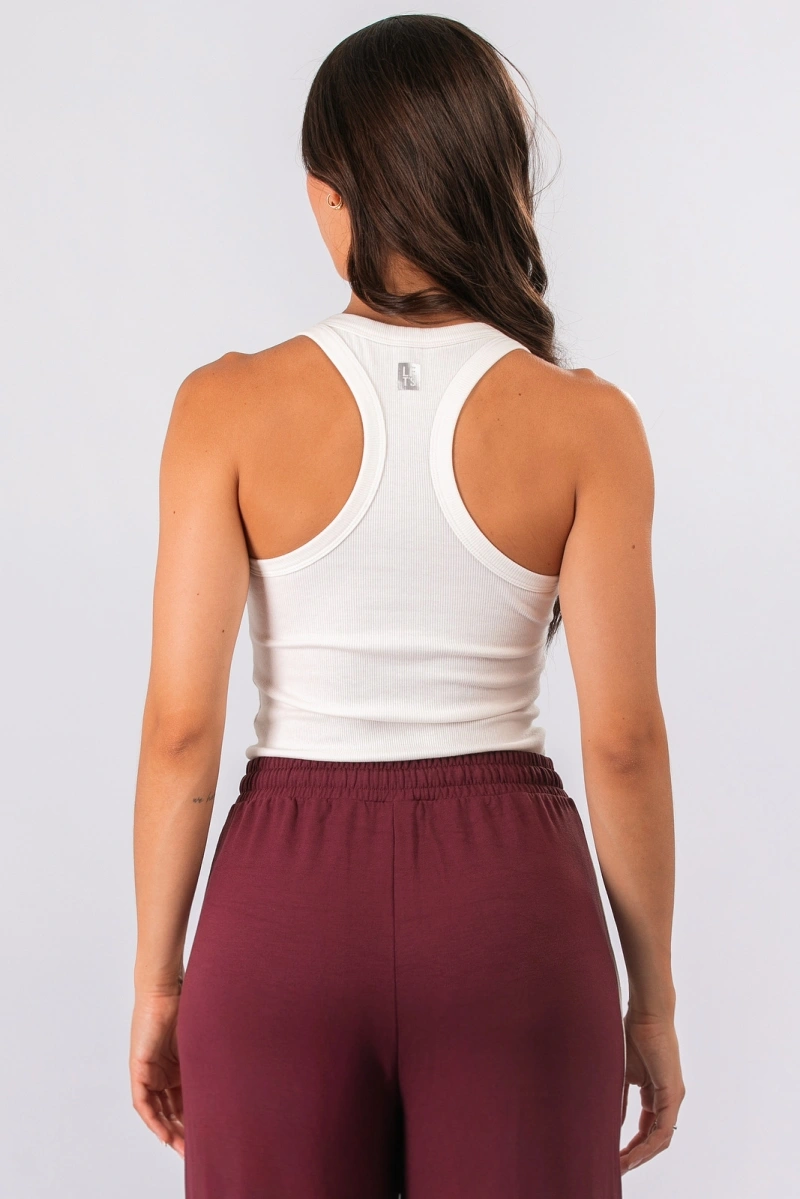 Lets Gym - Tank Shirt Rib Basic Chantilly - 3247CTL
