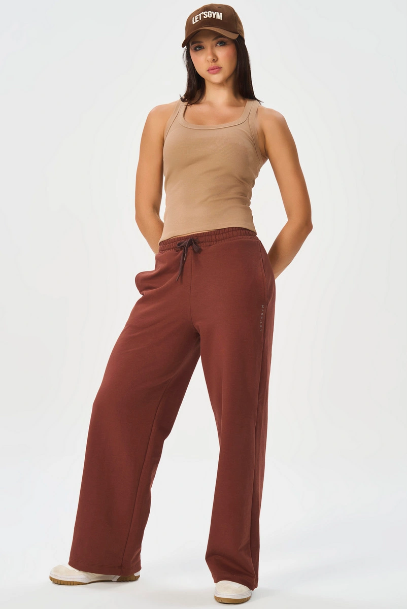 Lets Gym - Regata Rib Basic Mocha Mousse - 3247MM