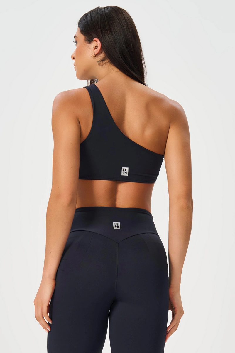 Lets Gym - Top One Ttank Black - 3258PT