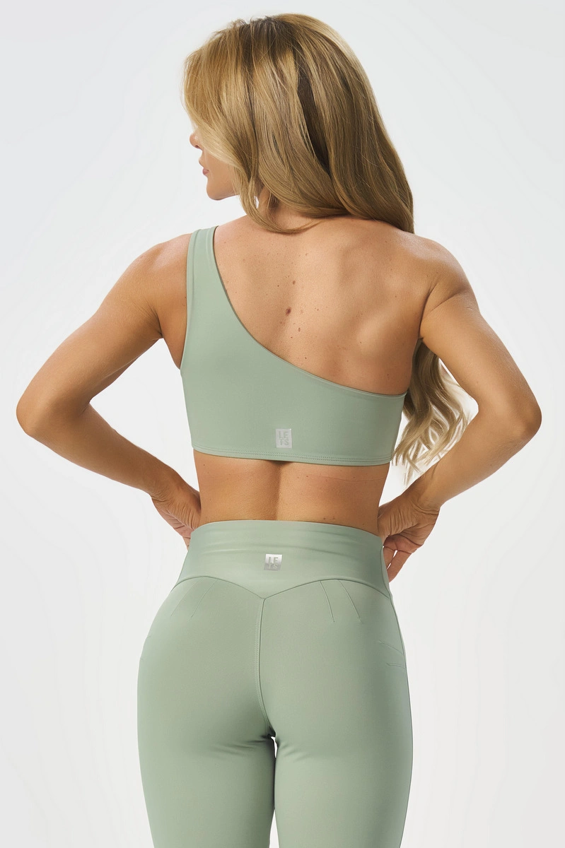 Lets Gym - Top One Ttank Verde Vintage - 3258VDV