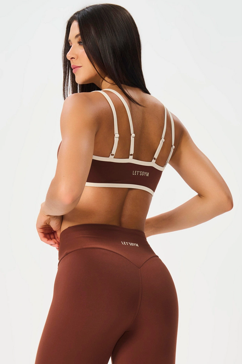 Lets Gym - Top Urban Motion Dark Brown - 3264DBR
