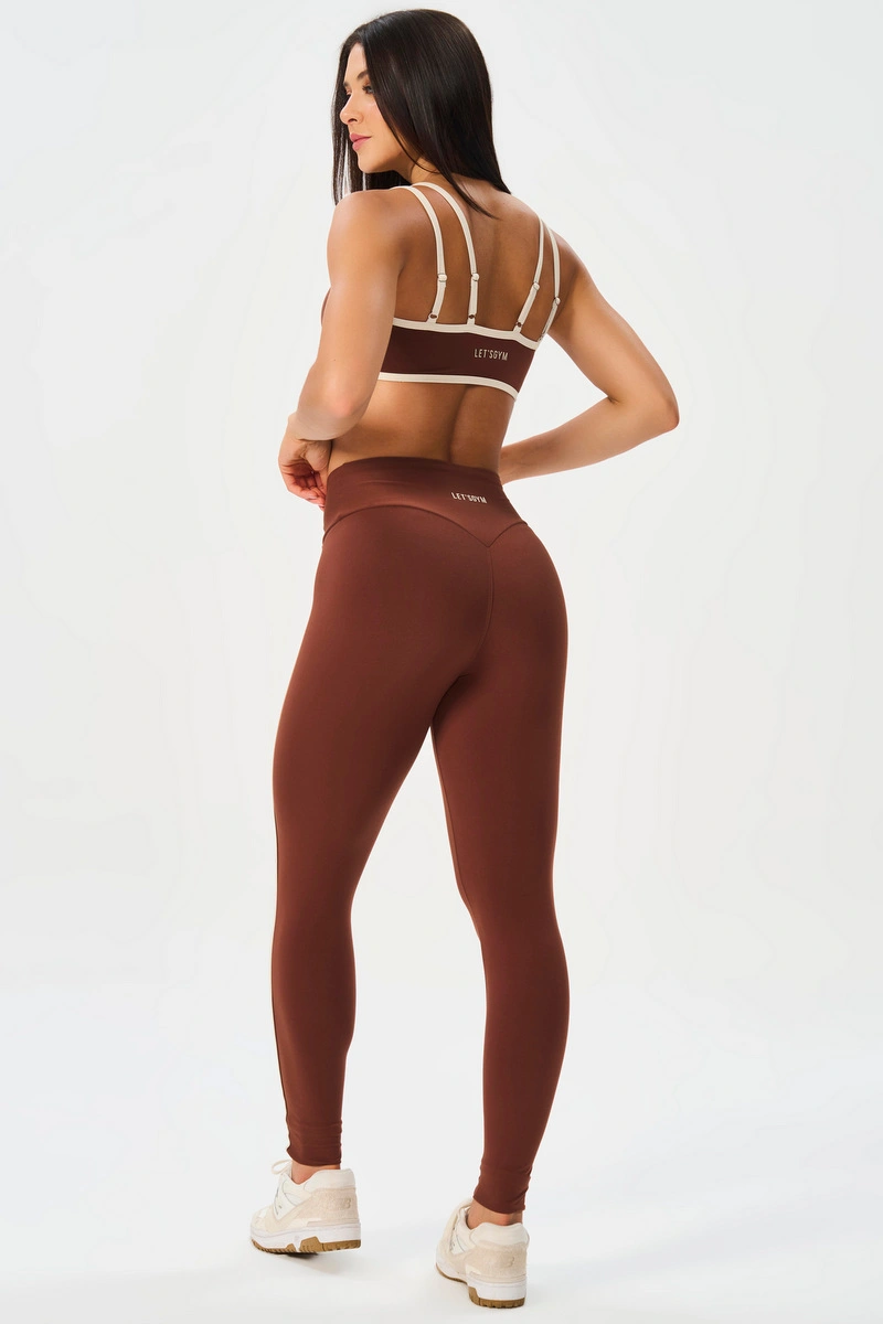 Lets Gym - Top Urban Motion Dark Brown - 3264DBR