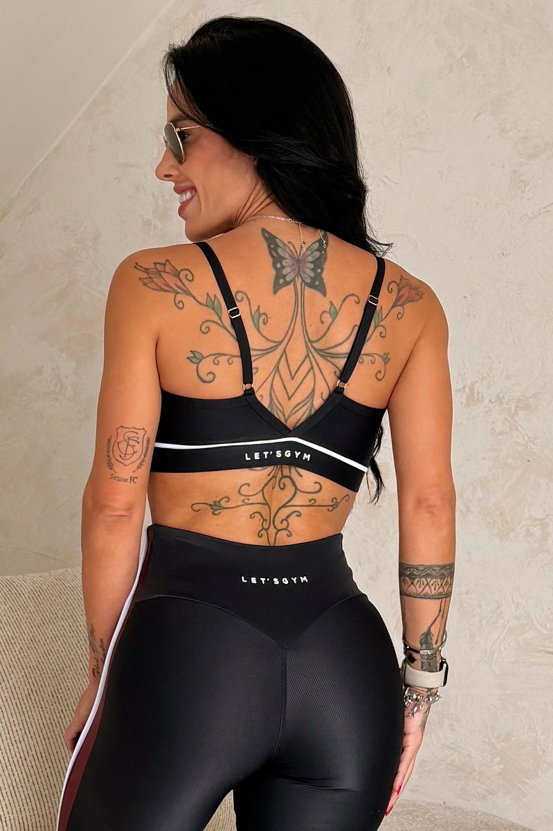 Lets Gym - Leeds Black Top - 3276PT