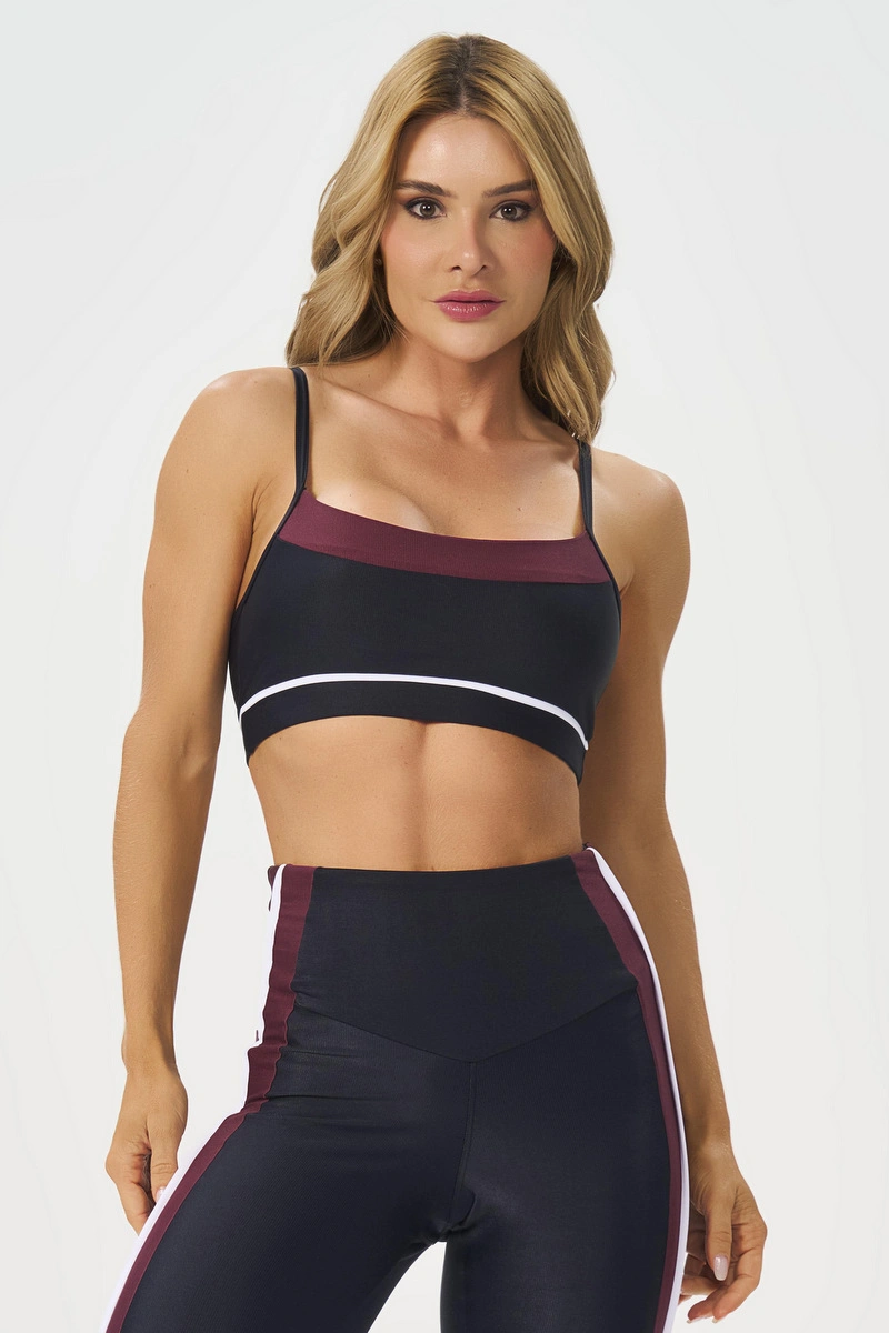 Lets Gym - Leeds Black Top - 3276PT
