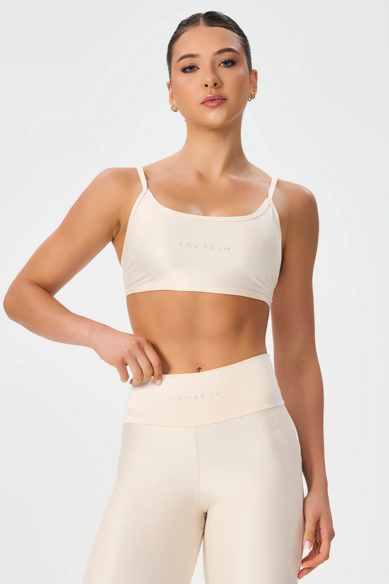 Lets Gym - Top New Minimal Glow Off White - 3283OFW