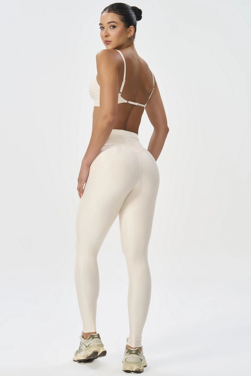 Lets Gym - Legging New Minimal Glow Off White - 3284OFW