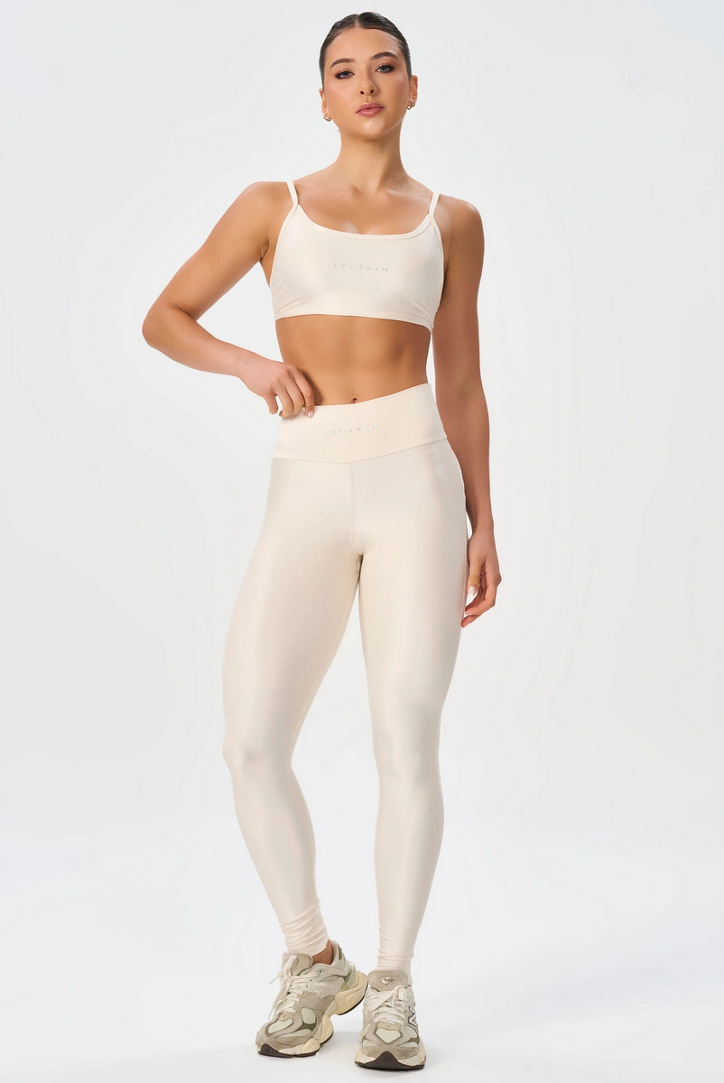 Lets Gym - Legging New Minimal Glow Off White - 3284OFW