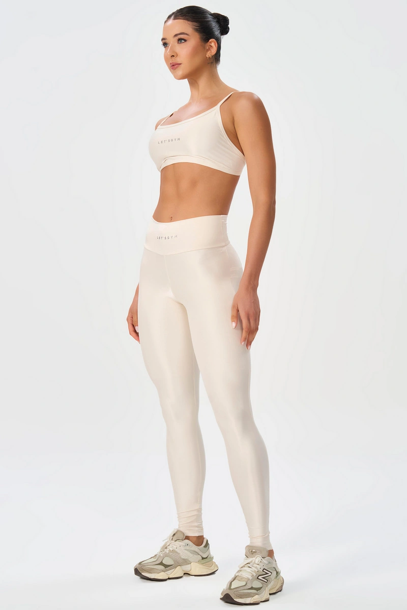 Lets Gym - Legging New Minimal Glow Off White - 3284OFW