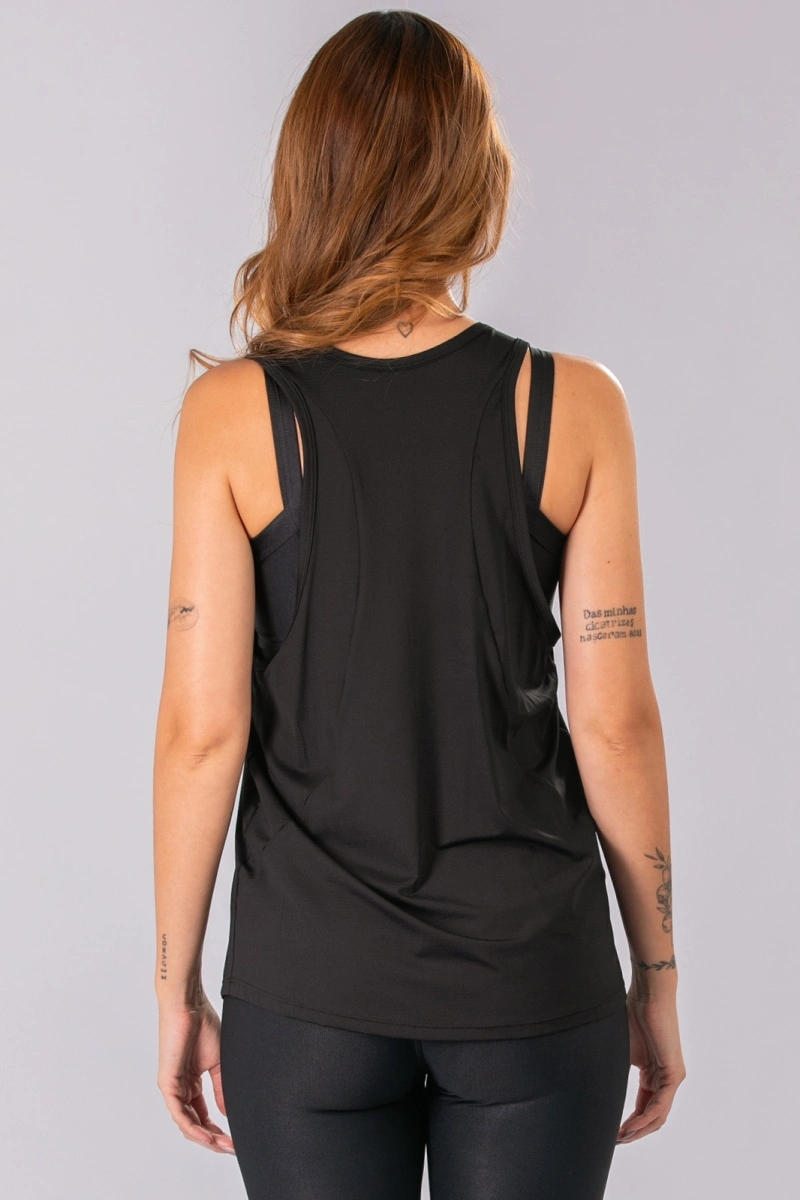 Lets Gym - Regata New Modern Move Preto - 3286PT