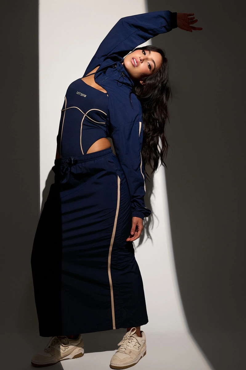 Lets Gym - Modern Muse Navy Blue Skirt - 3309NB